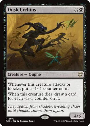 Dusk Urchins [Commander: Lorwyn Eclipsed]