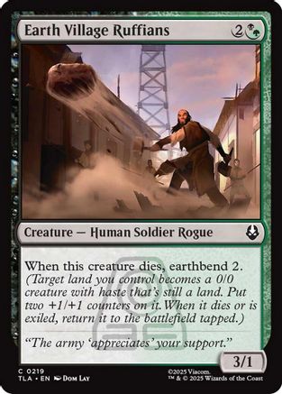 Earth Village Ruffians [Avatar: The Last Airbender] Foil