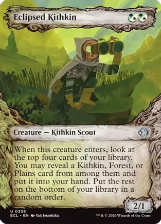 Eclipsed Kithkin (Showcase) [Lorwyn Eclipsed] Foil