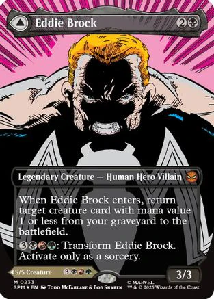 Eddie Brock (0233) (Borderless) [Marvel's Spider-Man] Foil