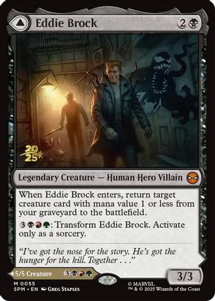 Eddie Brock [Prerelease Cards] Foil