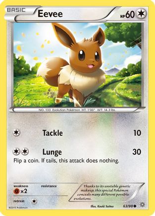 Eevee - 63/106 [XY - Ancient Origins] Reverse Holofoil