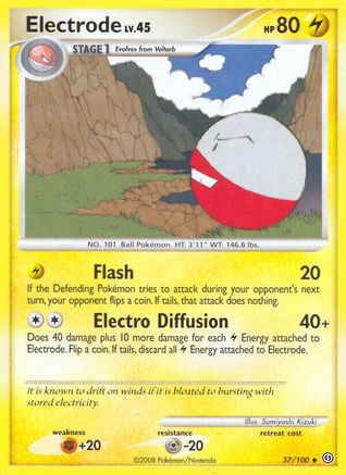 Electrode (37) - 37/106 [Stormfront] Reverse Holofoil