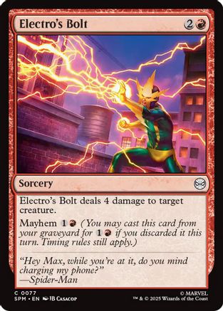 Electro's Bolt [Marvel's Spider-Man] Foil