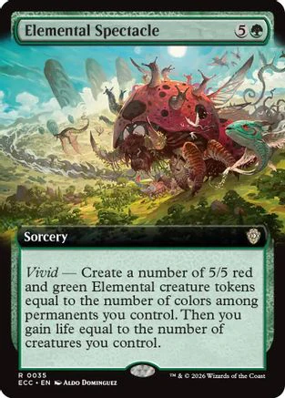 Elemental Spectacle (Extended Art) [Commander: Lorwyn Eclipsed]