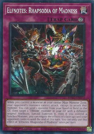 Elfnotes: Rhapsodia of Madness [BPRO-EN072] Common / Short Print 1st Edition