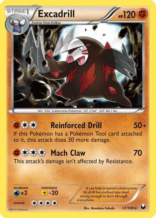 Excadrill (57) - 57/99 [Dark Explorers] Reverse Holofoil