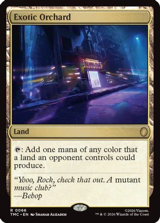 Exotic Orchard [Commander: Teenage Mutant Ninja Turtles] Foil