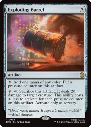 Exploding Barrel [Commander: Teenage Mutant Ninja Turtles]