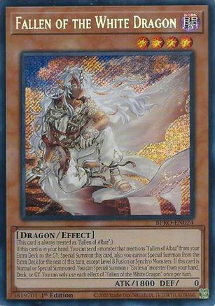 Fallen of the White Dragon [BPRO-EN024] Secret Rare 1st Edition