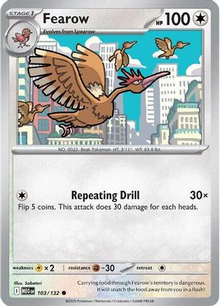 Fearow - 103/null [ME01: Mega Evolution]