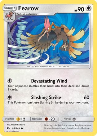 Fearow - 98/149 [SM Base Set] Reverse Holofoil