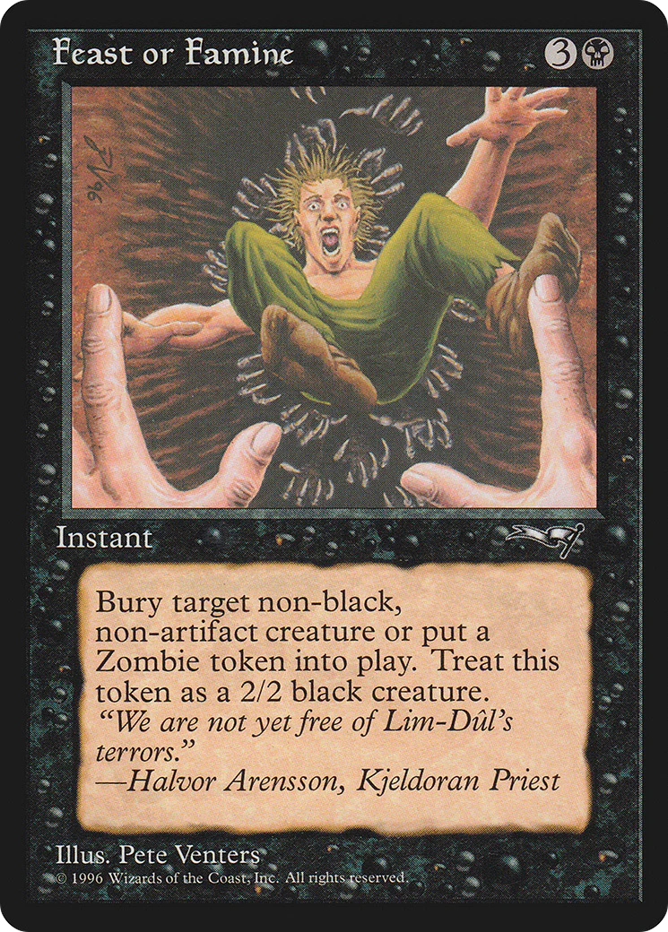 Feast or Famine [Alliances]