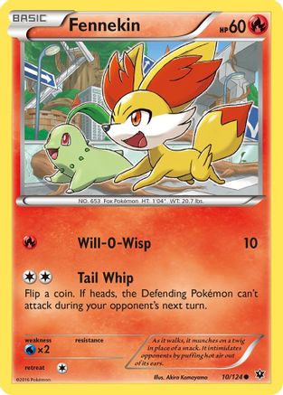 Fennekin (10) - 10/124 [XY - Fates Collide]