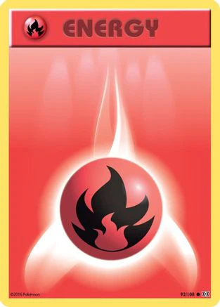 Fire Energy - 92/108 [XY - Evolutions] Reverse Holofoil