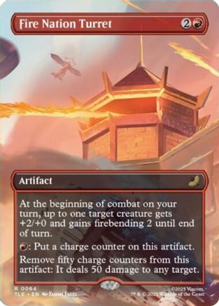 Fire Nation Turret (Borderless) [Avatar: The Last Airbender: Eternal-Legal] Foil