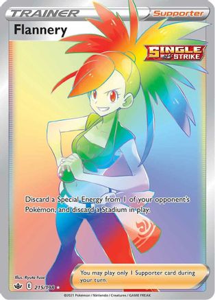 Flannery (Secret) - 215/198 [SWSH06: Chilling Reign] Holofoil