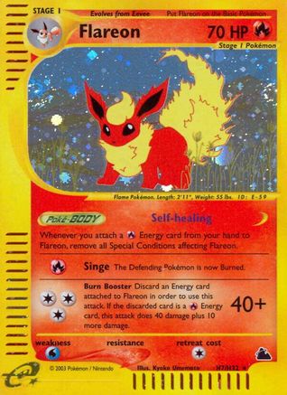 Flareon (H7) - H7/144 [Skyridge] Holofoil