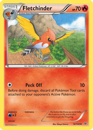 Fletchinder - 14/106 [XY - Roaring Skies]