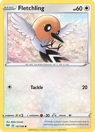 Fletchling - 151/189 [SWSH03: Darkness Ablaze]