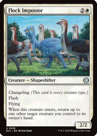 Flock Impostor [Lorwyn Eclipsed] Foil