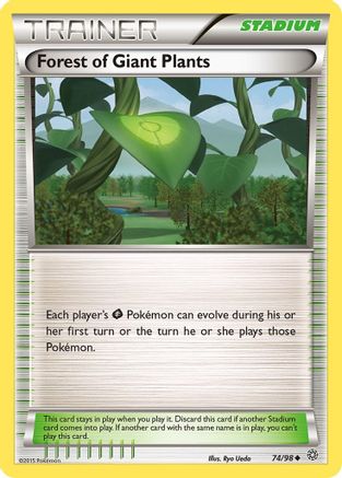 Forest of Giant Plants - 74/106 [XY - Ancient Origins] Reverse Holofoil