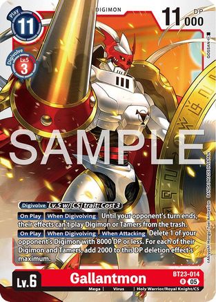 Gallantmon [BT23-014] [Hackers' Slumber] Foil