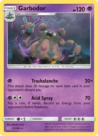 Garbodor - 51/145 [SM - Guardians Rising]