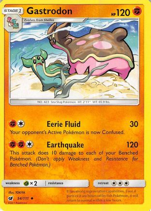 Gastrodon - 54/111 [SM - Crimson Invasion]