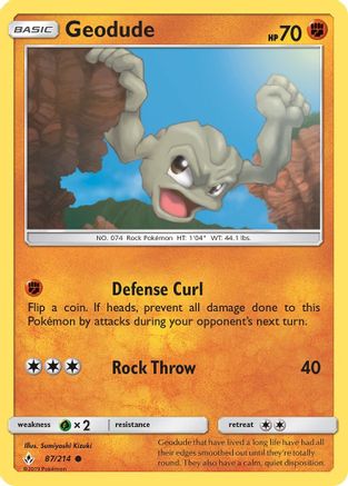 Geodude - 87/214 [SM - Unbroken Bonds]