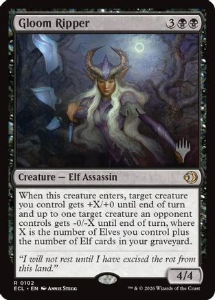 Gloom Ripper [Promo Pack: Lorwyn Eclipsed]