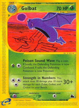 Golbat - 60/144 [Skyridge] Reverse Holofoil