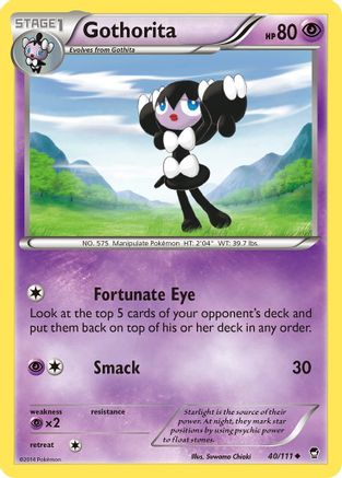 Gothorita - 40/106 [XY - Furious Fists]