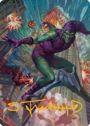 Green Goblin Art Card (26/54) (Gold-Stamped Signature) [Art Series: Marvel's Spider-Man]