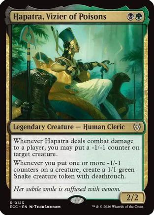 Hapatra, Vizier of Poisons [Commander: Lorwyn Eclipsed]