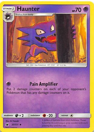 Haunter - 37/111 [SM - Crimson Invasion] Reverse Holofoil
