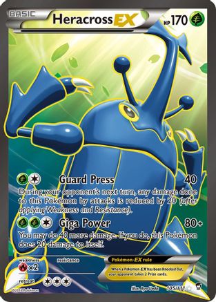 Heracross EX (105 Full Art) - 105/106 [XY - Furious Fists] Holofoil