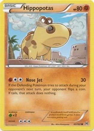 Hippopotas - 83/106 [XY - BREAKthrough]
