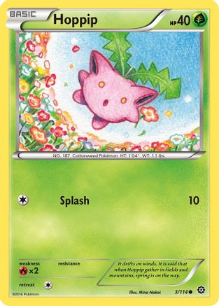 Hoppip - 3/114 [XY - Steam Siege] Reverse Holofoil