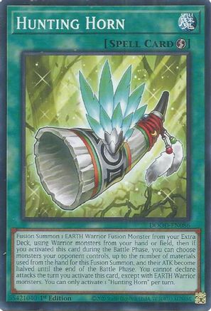 Hunting Horn [DOOD-EN086] Common / Short Print 1st Edition