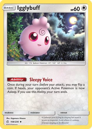 Igglybuff - 168/236 [SM - Cosmic Eclipse] Reverse Holofoil