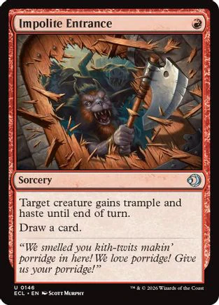 Impolite Entrance [Lorwyn Eclipsed] Foil