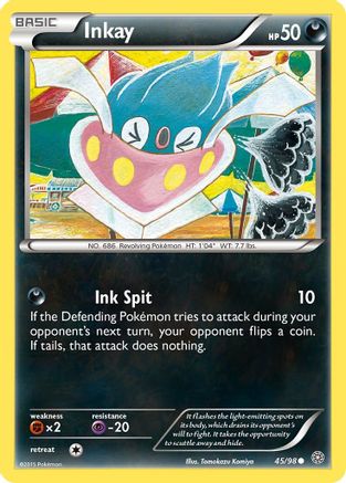 Inkay - 45/106 [XY - Ancient Origins] Reverse Holofoil