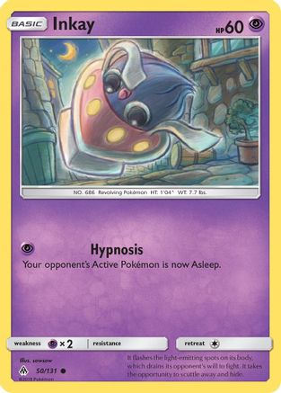 Inkay - 50/131 [SM - Forbidden Light] Reverse Holofoil
