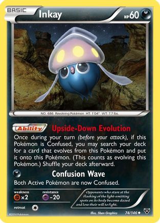 Inkay (74) - 74/106 [XY Base Set] Reverse Holofoil