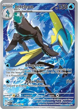 Inteleon - 142/132 [ME01: Mega Evolution] Holofoil