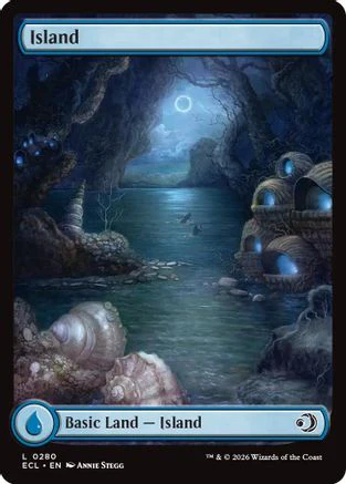 Island (0280) (280) [Lorwyn Eclipsed] Foil