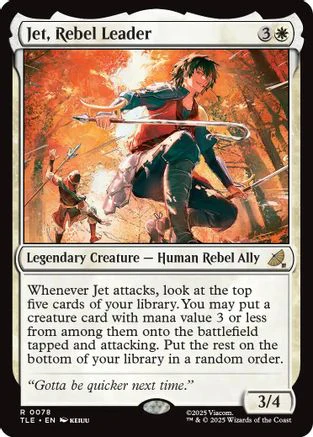 Jet, Rebel Leader [Avatar: The Last Airbender: Eternal-Legal] Foil