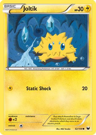 Joltik (42) - 42/99 [Dark Explorers] Reverse Holofoil
