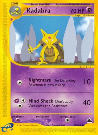 Kadabra - 69/144 [Skyridge] Reverse Holofoil